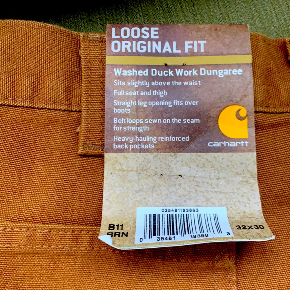 Carhartt duck work dungarees